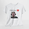 Ptjbiima Black Ice White Heavy Cotton Tee