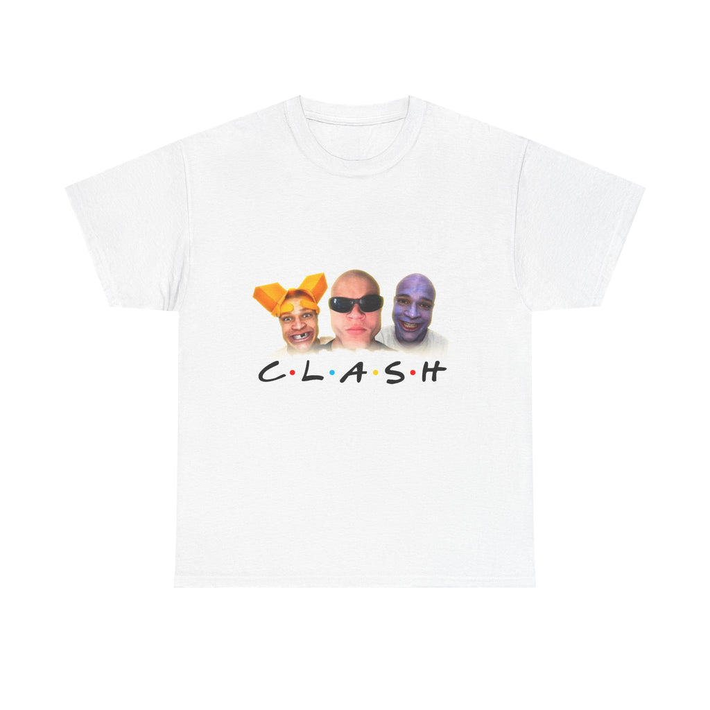 C.L.A.S.H White Heavy Cotton Classic Tee